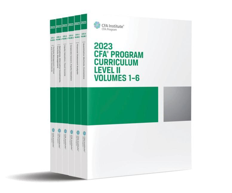 Könyv 2023 CFA Program Curriculum Level II Box Set 