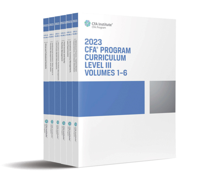 Knjiga 2023 CFA Program Curriculum Level III Box Set 