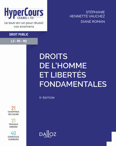 Carte Droits de l'Homme et libertés fondamentales 5ed Stéphanie Hennette-Vauchez