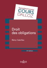 Kniha Droit des obligations 15ed Rémy Cabrillac