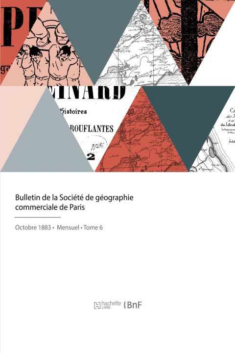 Carte Bulletin de la Société de géographie commerciale de Paris 