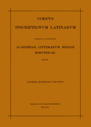 Knjiga CORP INSCR LAT VOL 15 PARS 1 ND Heinrich Dressel