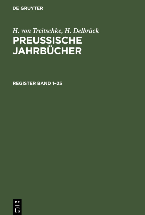 Knjiga Register H. von Treitschke
