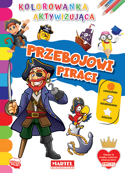 Kniha Przebojowi piraci. Kolorowanka aktywizująca Hubert Włodarczyk
