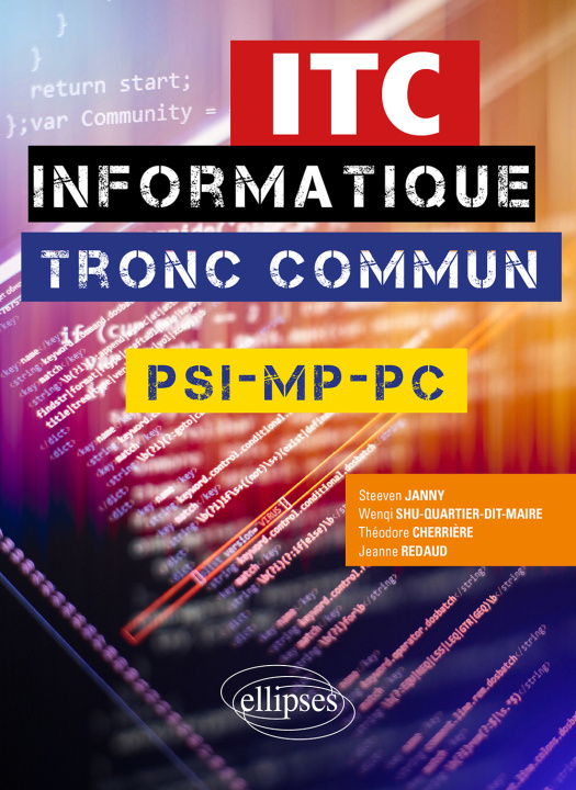 Knjiga Informatique tronc commun - ITC - PSI, MP, PC Janny