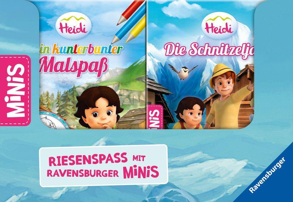 Kniha Verkaufs-Kassette "Ravensburger Minis 14 - Heidis Abenteuer in den Bergen" Studio 100 Media GmbH