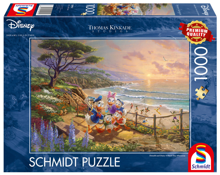 Game/Toy Puzzle 1000 PQ Kaczor Donald & Daisy T. Kinkade 111120 