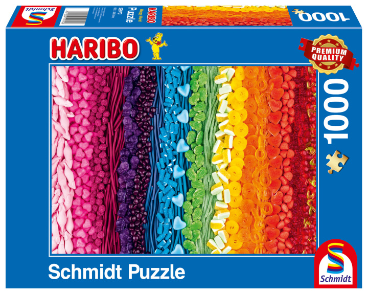 Játék Puzzle 1000 PQ HARIBO Kolorowe żelki 111112 