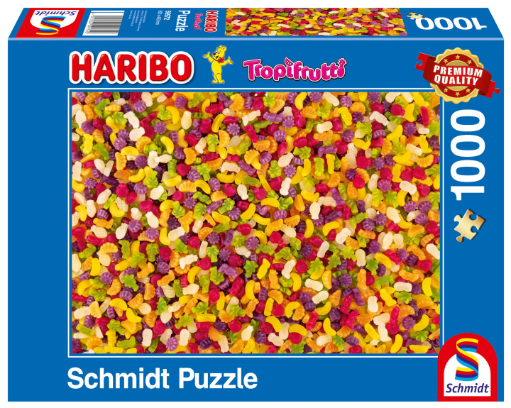 Gra/Zabawka Puzzle 1000 PQ HARIBO Tropikalne żelki 111114 