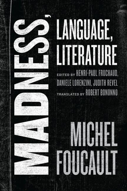 Kniha Madness, Language, Literature Michel Foucault