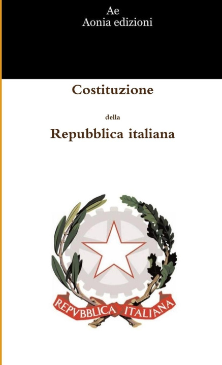 Knjiga Costituzione Della Repubblica Italiana Repubblica italiana