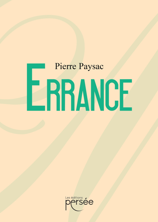 Knjiga Errance Pierre PAYSAC