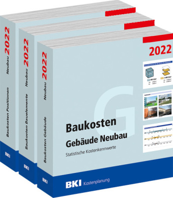 Kniha BKI Baukosten Gebäude + Positionen + Bauelemente Neubau 2022 - Kombi Teil 1-3 BKI Baukosteninformationszentrum