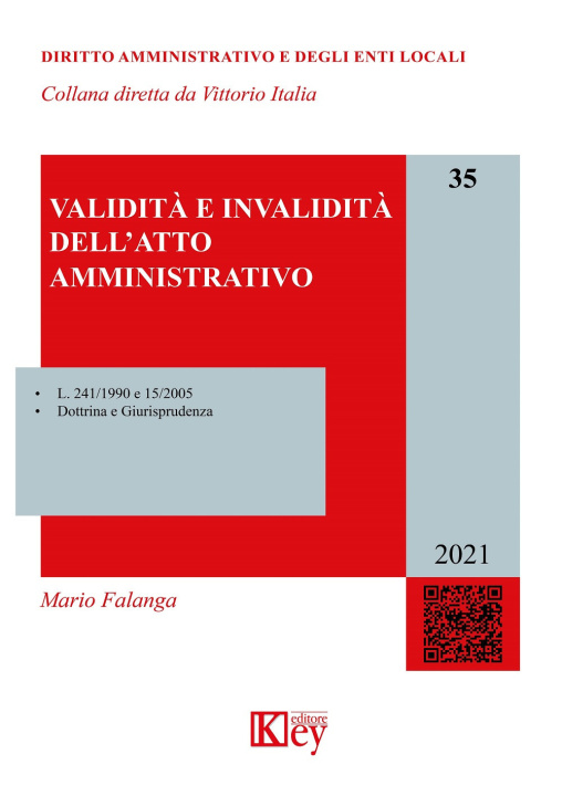 Kniha Validità e invalidità dell'atto amministrativo Mario Falanga