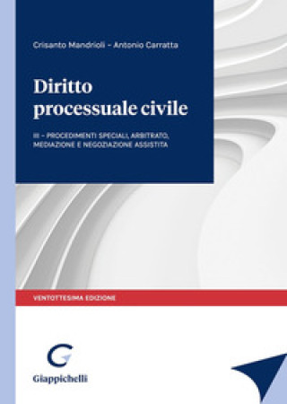 Kniha Diritto processuale civile Crisanto Mandrioli