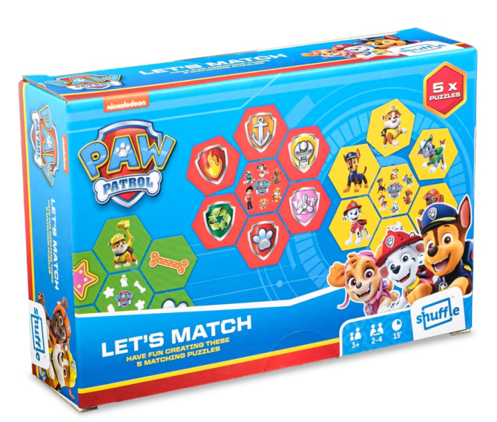 Książka Paw Patrol Let's Match 