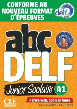 Книга ABC DELF Junior Scolaire A1. Schülerbuch + DVD + Digital + Lösungen + Transkriptionen (32 Seiten) 