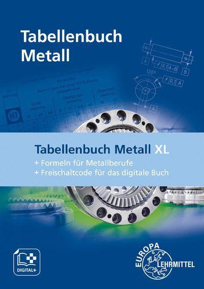 Carte Tabellenbuch Metall XL Roland Kilgus