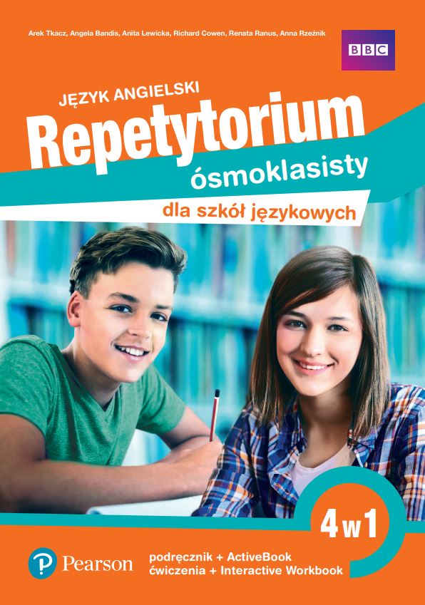 Kniha Repetytorium ósmoklasisty dla szkół językowych Język angielski 4w1 Tkacz Arek