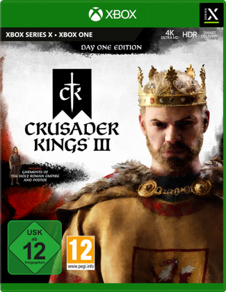 Video Crusader Kings III, 1 Xbox Series X-Blu-ray Disc (Day One Edition) 