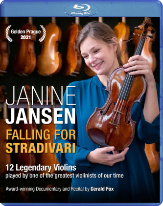 Filmek Janine Jansen Falling for Stradivari, Blu Ray Disc Gerald Fox