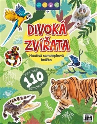 Книга Samolepková knížka Divoká zvířata 
