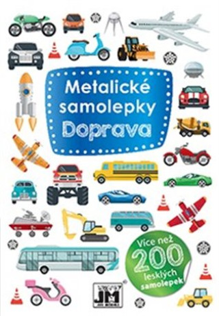 Książka Metalické samolepky Doprava 