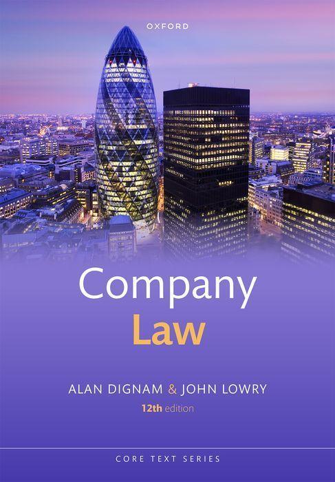 Kniha Company Law 