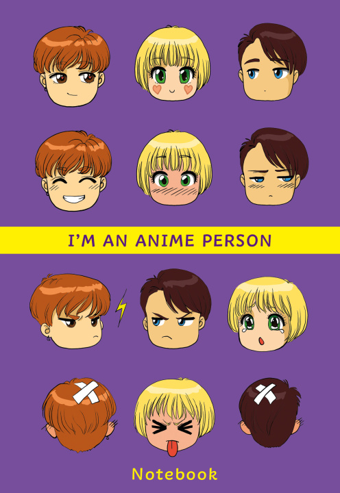 Kniha I'm an anime person. Блокнот для истинных анимешников (мягкая обложка) 