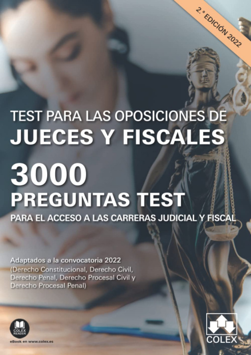 Kniha Test para las oposiciones de jueces y fiscales. 3000 preguntas test para el acce FRANCISCO J. CLEMENTE
