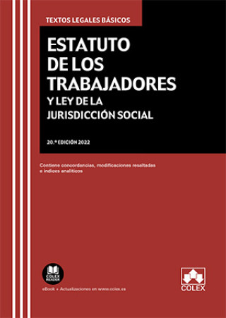 Kniha Estatuto de los Trabajadores y Ley de la Jurisdicción Social DEPARTAMENTO REDACCION EDITORIAL COLEX