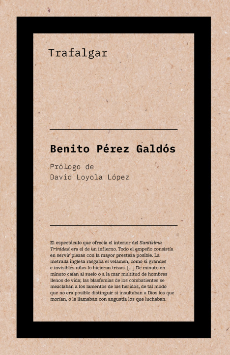 Boek Trafalgar BENITO PEREZ GALDOS