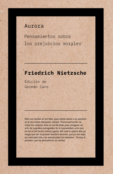 Kniha Aurora Friedrich Nietzsche