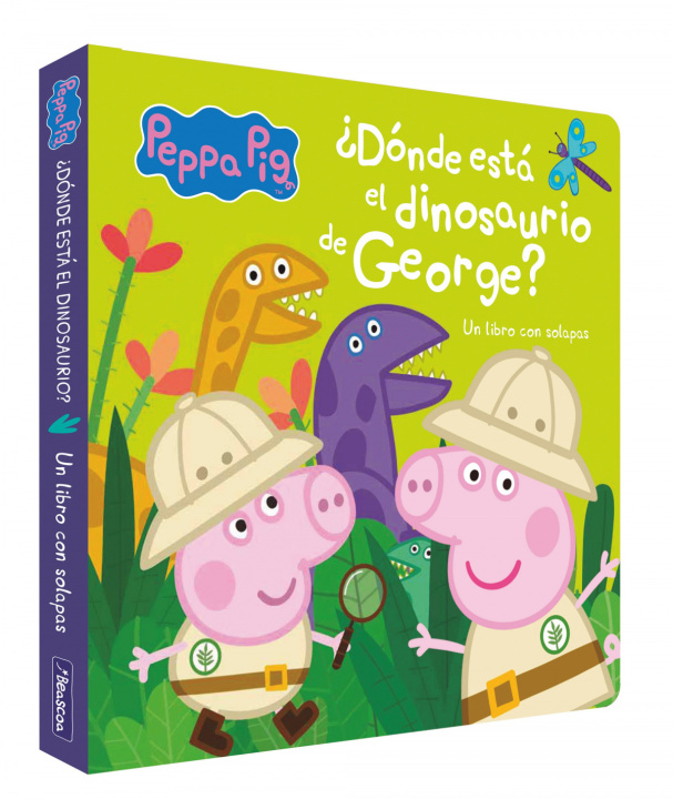 Kniha ¿Dónde está el dinosaurio de George? (Peppa Pig. Pequeñas manitas) HASBRO
