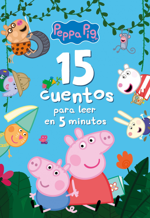 Könyv 15 cuentos para leer en 5 minutos (Peppa Pig) HASBRO