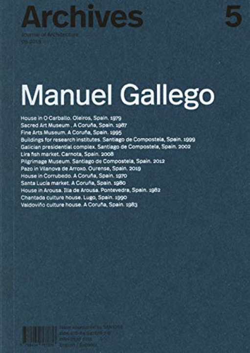 Kniha Archives 5. Manuel Gallego 