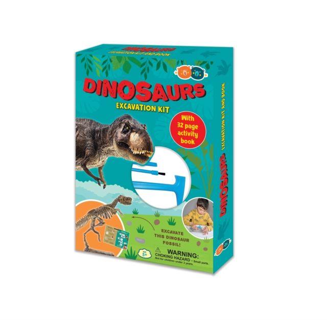 Książka Dinosaur Discovery - Excavation kit and book 