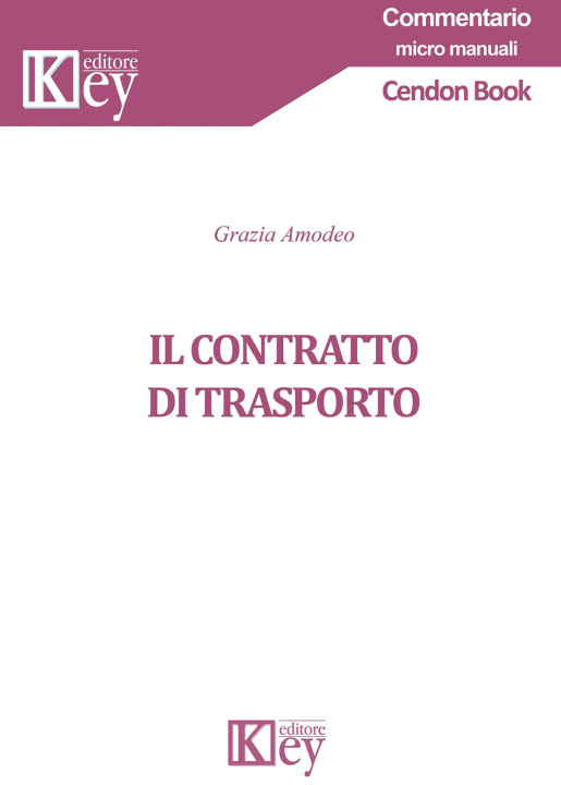 Книга contratto di trasporto Grazia Amodeo