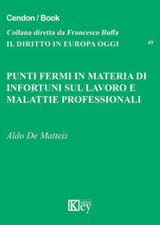 Kniha Punti fermi in materia di infortuni sul lavoro e malattie professionali Aldo De Matteis