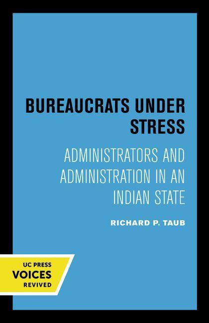 Kniha Bureaucrats under Stress Richard P. Taub