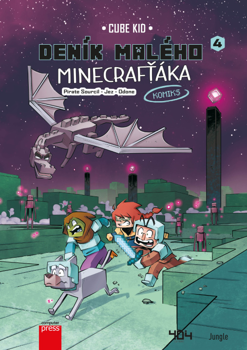Kniha Deník malého Minecrafťáka Komiks 4 Cube Kid