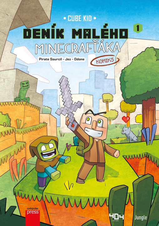 Книга Deník malého Minecrafťáka Komiks 1 Cube Kid