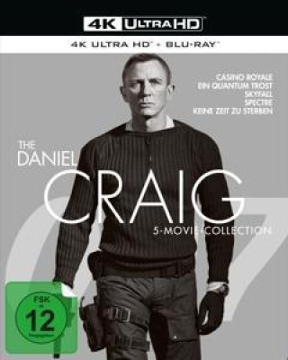 Video The Daniel Craig 5-Movie-Collection (James Bond 007), 8 UHD-Blu-ray + Blu-ray Daniel Craig