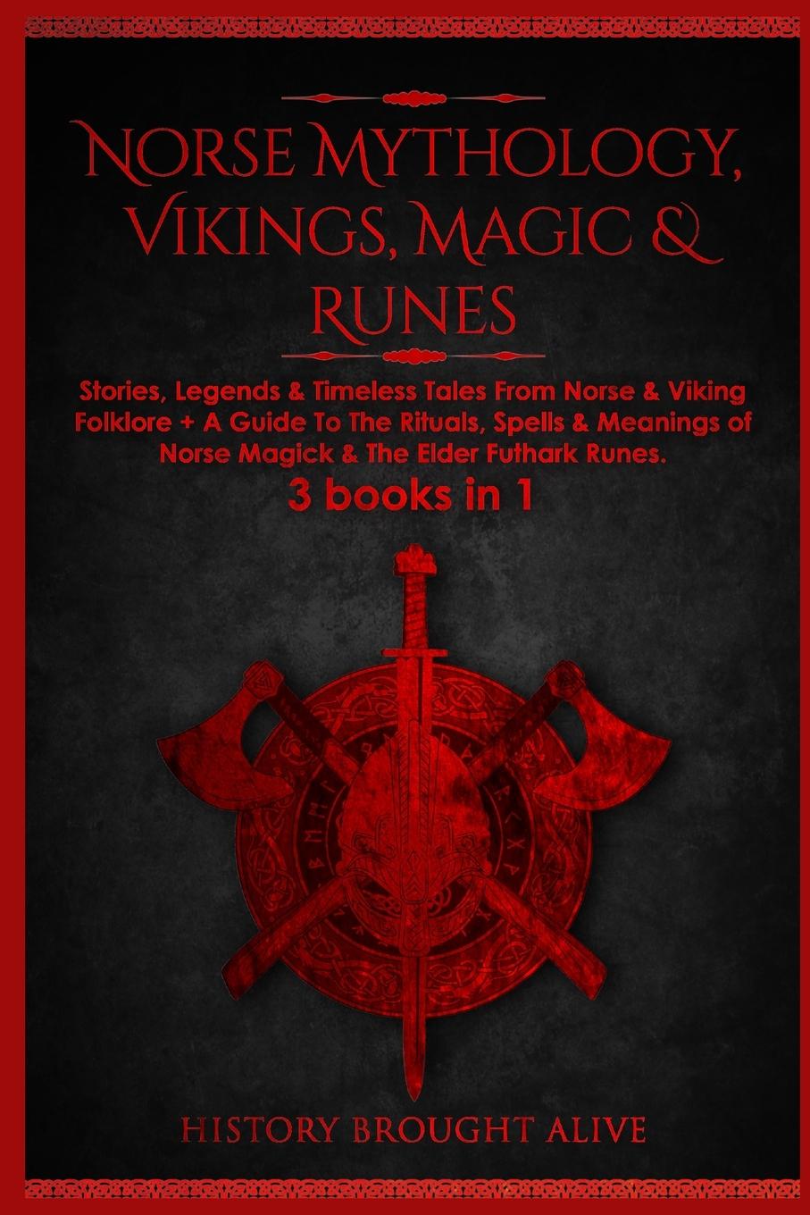 Book Norse Mythology, Vikings, Magic & Runes 