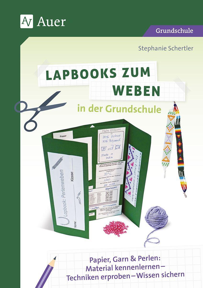Carte Lapbooks zum Weben in der Grundschule 