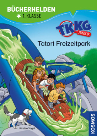Книга TKKG Junior, Bücherhelden 1. Klasse, Tatort Freizeitpark COMICON S. L. Beroy San Julian