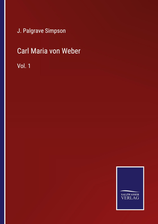 Książka Carl Maria von Weber 