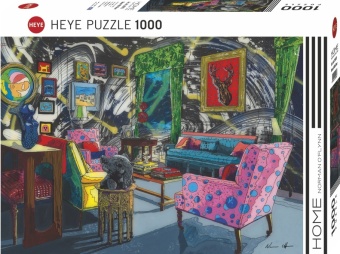 Joc / Jucărie Room With Deer Puzzle Norman O'Flynn
