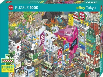 Joc / Jucărie Tokyo Quest Puzzle eBoy