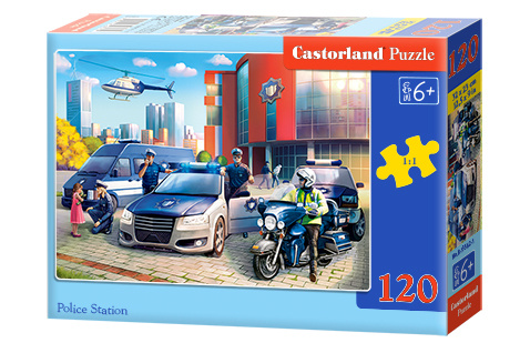 Boek Puzzle 120 Komisariat policji B-13562-1 